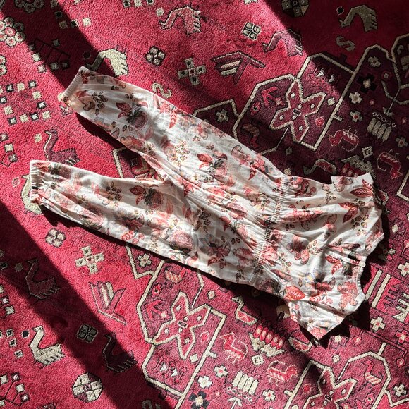 Old Navy Boho Floral Paisley Jumpsuit - Picture 5 of 5